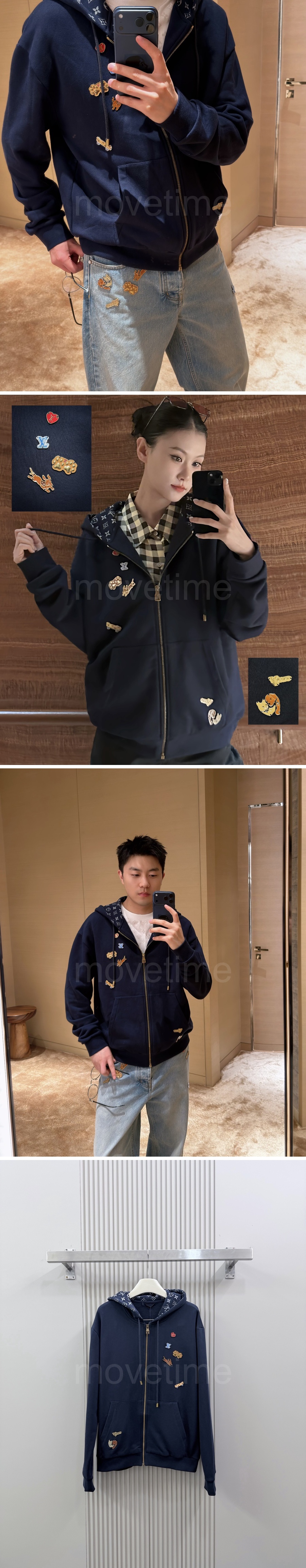 루이비통 모노그램 후드 집업 자켓 26SS 상세이미지 2