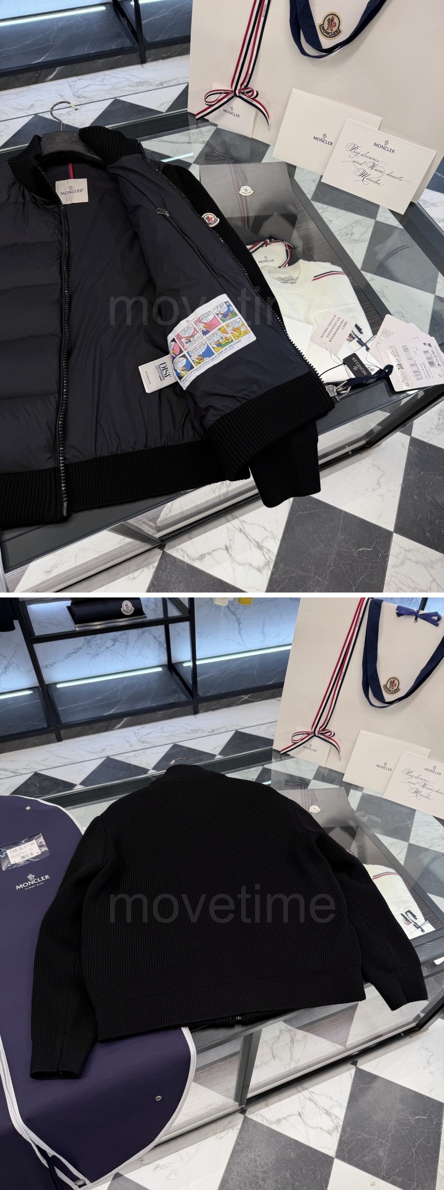 몽클레어 캐시미어 레이어드 터틀넥 다운 패딩 자켓 26SS 상세이미지 6