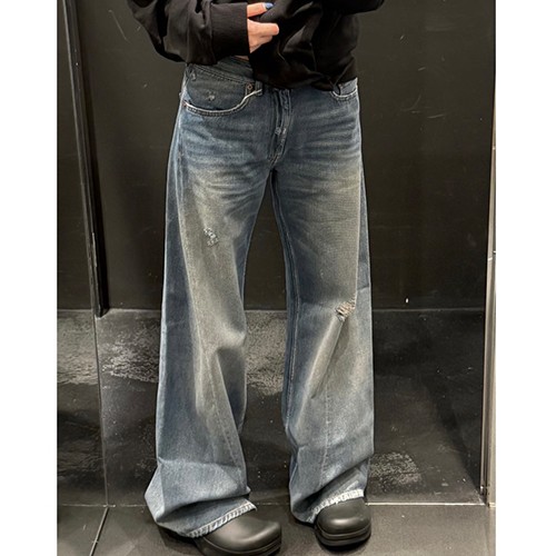 메종마르지엘라 여성 오버핏 데님 팬츠 진 청바지 26SS