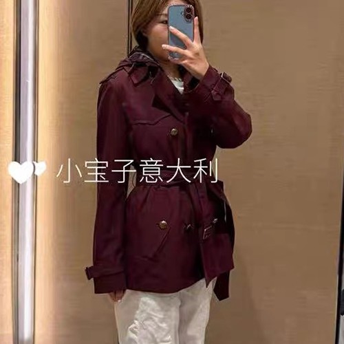 버버리 여성 후드 트렌치 코트 자켓 26SS