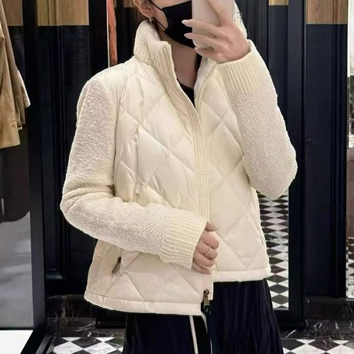 몽클레어 여성 터틀넥 레이어드 구스 다운 패딩 자켓 26SS