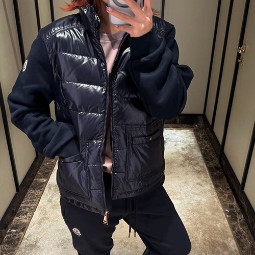 몽클레어 여성 터틀넥 레이어드 구스 다운 패딩 자켓 26SS