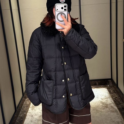 몽클레어 여성 시어링 구스 다운 코트 자켓 26SS