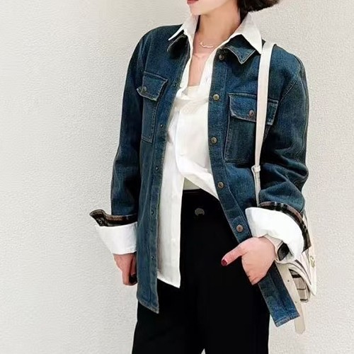 버버리 여성 데님 셔츠 자켓 26SS